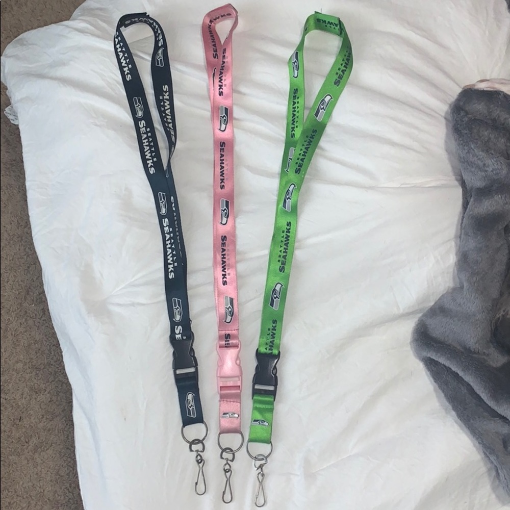 3 Seahawk Lanyards